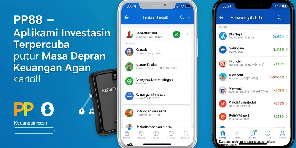 Tampilan antarmuka PP88 yang menarik dan informatif untuk investasi.
