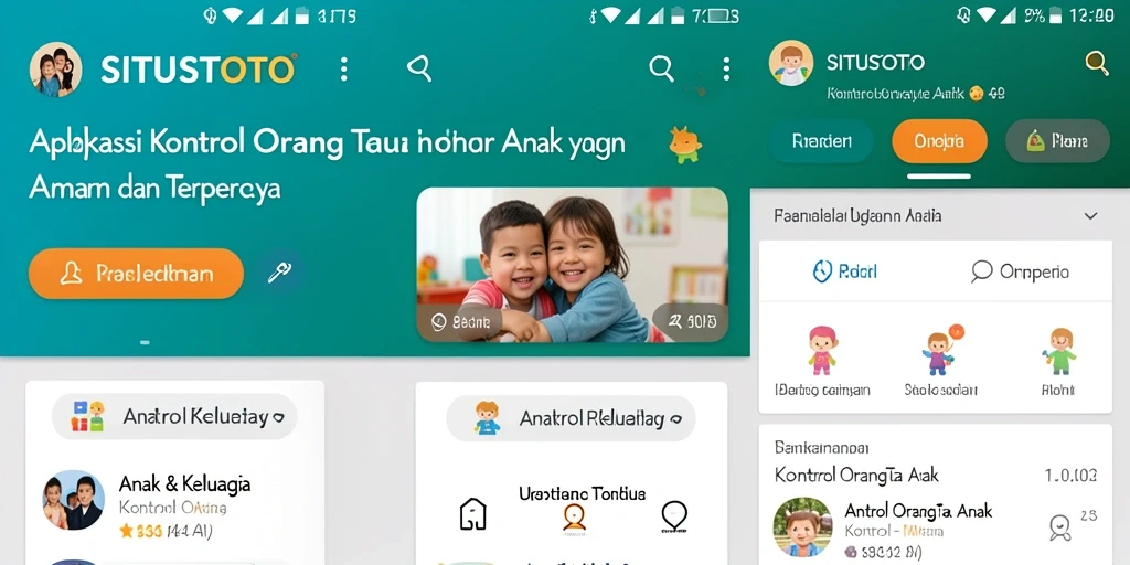 Antarmuka aplikasi SITUSTOTO untuk kontrol orang tua yang efektif.